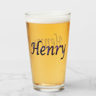 Blauwe Nebula Henry Naam, Glas