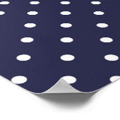 Blauwe Neon 4 juli Vrijheidsbeeld Poster (Hoek)