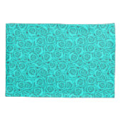 blauwe neon kussensloop (Achterkant)