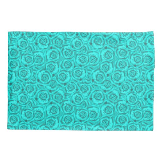 blauwe neon kussensloop (Achterkant)