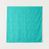 blauwe neon wandkleed (Voorkant (horizontaal))