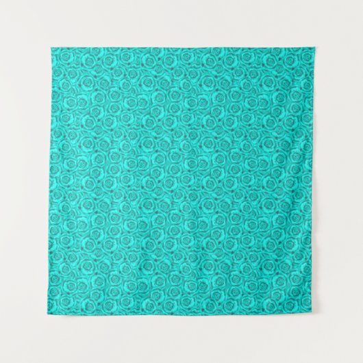 blauwe neon wandkleed (Voorkant)