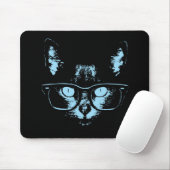 Blauwe nerenkat muismat (Met muis)