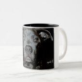 Blauwe Neus Pit Bull Terrier Mok (Voorkant rechts)