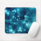 Blauwe nevel astronomie ruimtescheiding muismat (Met muis)