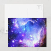 Blauwe nevel briefkaart (Voorkant / Achterkant)