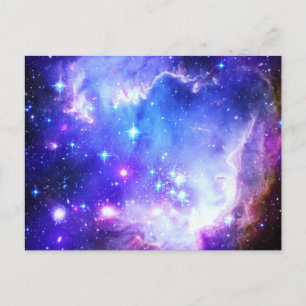 Blauwe nevel briefkaart