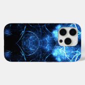 Blauwe Nevel Energie Fractale Kunst Case-Mate iPhone Case (Achterkant (horizontaal))