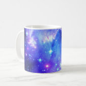 Blauwe nevel koffiemok (Voorkant links)