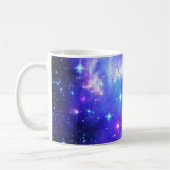 Blauwe nevel koffiemok (Links)