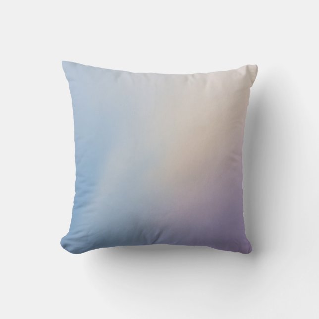 Blauwe Nevel Kussen (Voorkant)