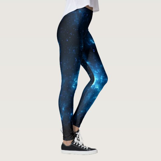Blauwe nevel Leggings (Rechts)