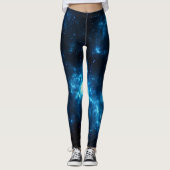 Blauwe nevel Leggings (Voorkant)