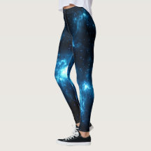 Blauwe nevel Leggings