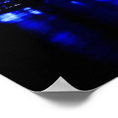 Blauwe New York City Posterprint Poster (Hoek)