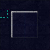 Blauwe nieuwe Brocade Leaf Pattern Fabric Stof (Delen)