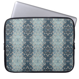Blauwe nieuwe laptop sleeve