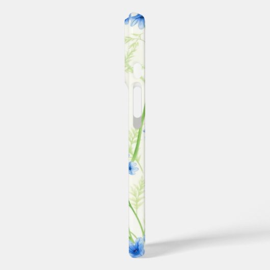 Blauwe Nigella Case-Mate iPhone Case (Achterkant / Links)