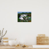 Blauwe NijlHerfsten Poster (Keuken)