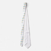 Blauwe Nijlreeks Stropdas (Achterkant)