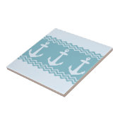 Blauwe Noordelijke Kuststropen Tegeltje (Zijkant)