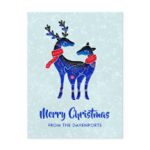 Blauwe Noordse kerstrenrenrennen