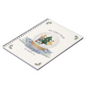 Blauwe Notenkraker Baby shower eerste jaar mijlpaa Notitieboek (Linkerzijde)