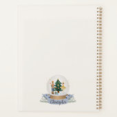 Blauwe Notenkraker Baby shower eerste jaar mijlpaa Planner (Achterkant)