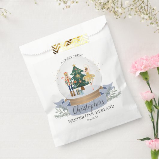 Blauwe Notenkraker Eerste Verjaardagsgunsten Koekj Bedankzakje (Gezegeld)