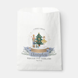 Blauwe Notenkraker Eerste Verjaardagsgunsten Koekj Bedankzakje