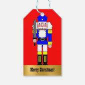 Blauwe Notenkraker gepersonaliseerd Cadeaulabel (Achterkant)