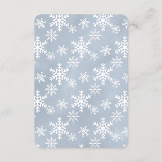 Blauwe Notenkraker Luier Raffle baby Invoegen Informatiekaartje (Achterkant)