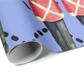  Blauwe Notenkraker Soldaten inpakpapier (Rol Hoek)