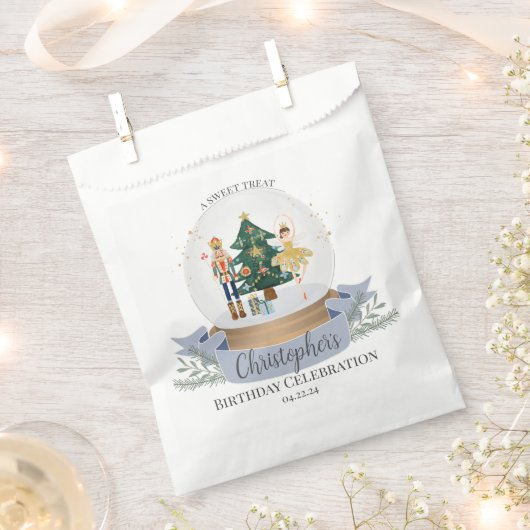 Blauwe Notenkraker Verjaardagsfeestje Favorieten C Bedankzakje (Geknipt)