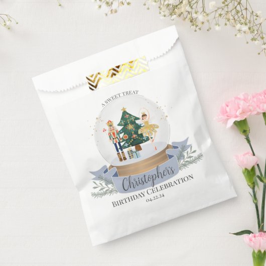 Blauwe Notenkraker Verjaardagsfeestje Favorieten C Bedankzakje (Gezegeld)