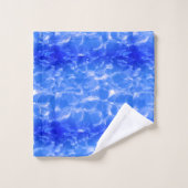 Blauwe Oceaan Bad Handdoek (Wasdoekje)
