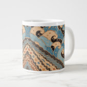Blauwe Oceaan Batik Speciale Mok (Voorkant rechts)