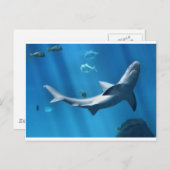 BLAUWE OCEAAN BRIEFKAART (Voorkant / Achterkant)