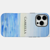 Blauwe Oceaan Case-Mate iPhone Case (Achterkant (horizontaal))