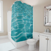 Blauwe oceaan douchegordijn (In situ)