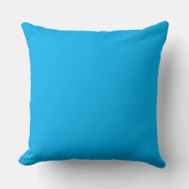 Blauwe Oceaan Effen Kleur, Modern, Eenvoudig, Tren Kussen