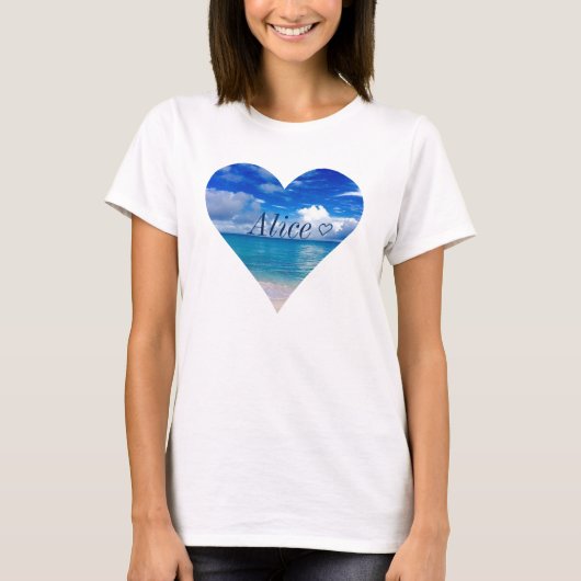 Blauwe Oceaan en hemel | Bride | TANKTOP ❤️ (Voorkant)