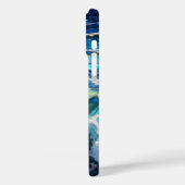 Blauwe Oceaan Golf Esthetische Hoestekking Case-Mate iPhone Case (Achterkant / Links)