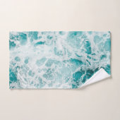 Blauwe Oceaan golven Bad Handdoek (Handdoek)