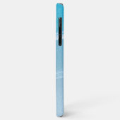 Blauwe Oceaan Golven Monogram Casemate iPhone Hoes (Achterkant/links)
