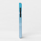 Blauwe Oceaan Golven Monogram Casemate iPhone Hoes (Achterkant/links)