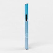 Blauwe Oceaan Golven Monogram Casemate iPhone Hoes (Achterkant/rechts)