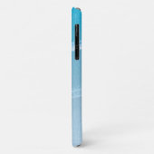 Blauwe Oceaan Golven Monogram Casemate iPhone Hoes (Achterkant/links)
