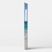 Blauwe oceaan golven op een Caribisch strand V2 Case-Mate iPhone Case (Achterkant / Links)