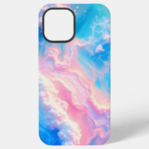 Blauwe Oceaan Golven Roze Zomer Zee Strand Turquoi iPhone 12 Pro Max Hoesje